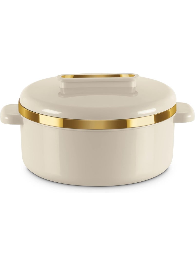 Cady One Stainless Steel Thermal Preservation Container Set of 4 (500+1000+1500+2500) ml, Food Preservation Pot, Cooking Casserole with Heat Insulation Handles and Airtight Lid - Image 2